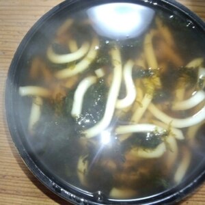 あおさと白菜のうどん